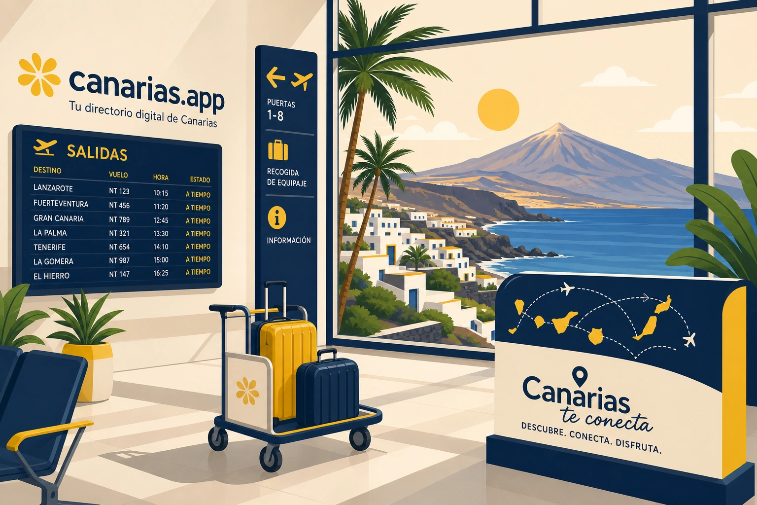 Aeropuertos canarios encaran un verano récord bajo presión