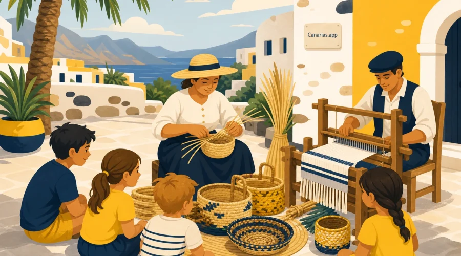 La Palma lleva la artesanía canaria a 450 escolares