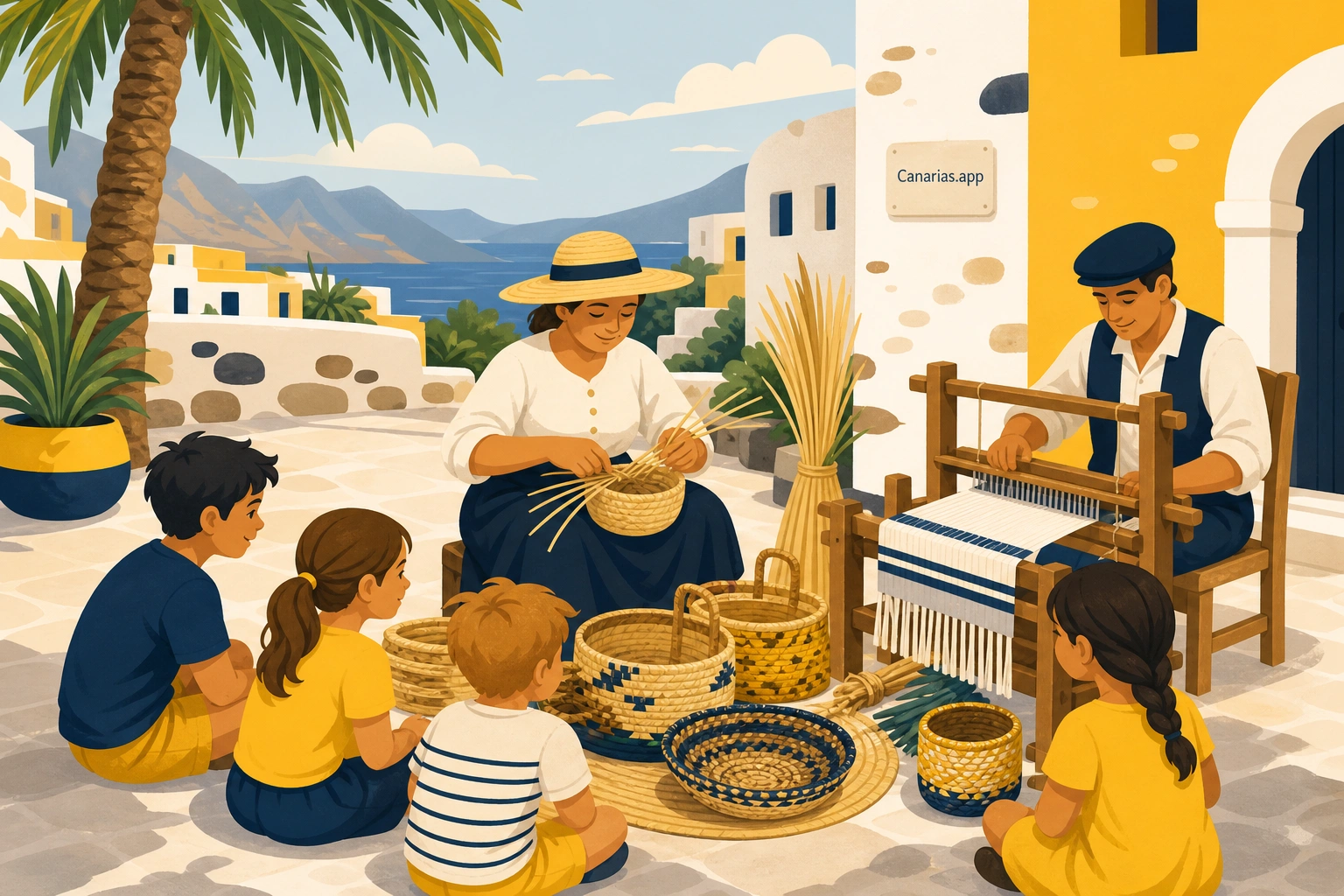La Palma lleva la artesanía canaria a 450 escolares