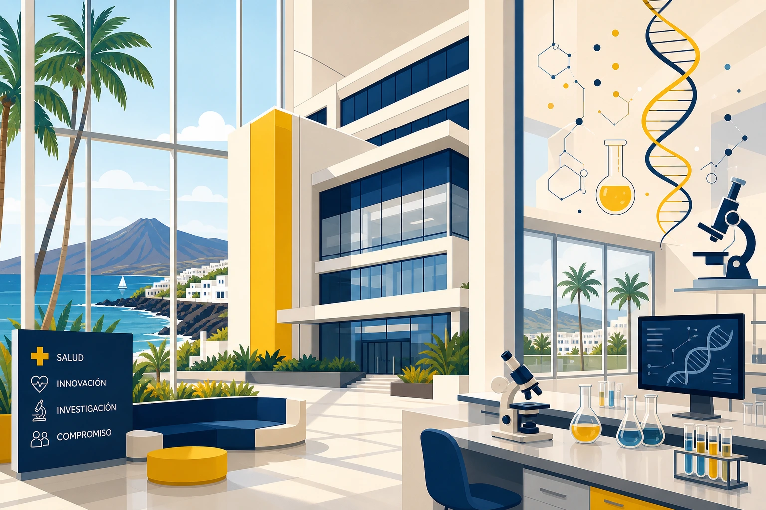 Canarias adjudica el edificio de terapias avanzadas del Negrín