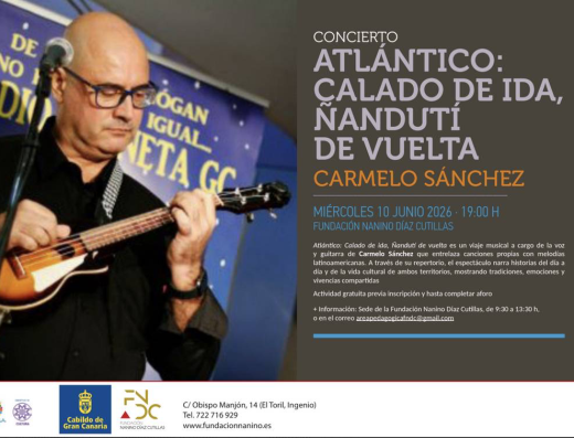 “atlántico: Calado De Ida Ñandutí De Vuelta” De Carmelo Sánchez — Cartel Oficial
