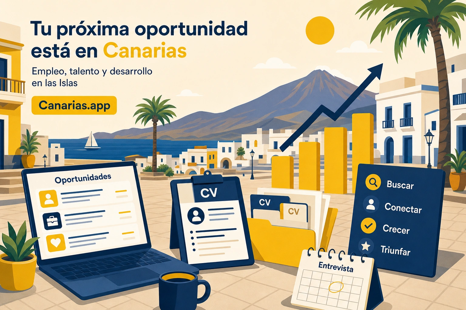 Canarias baja el paro al 11,4 %, mínimo desde 2007
