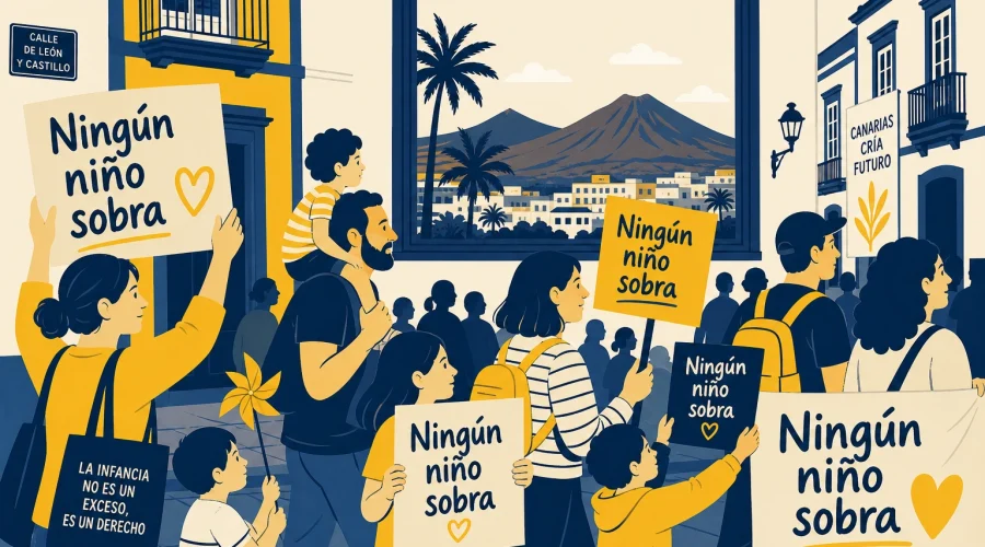 Canarias se levanta: ‘Ningún niño sobra, faltan recursos para la inclusión’
