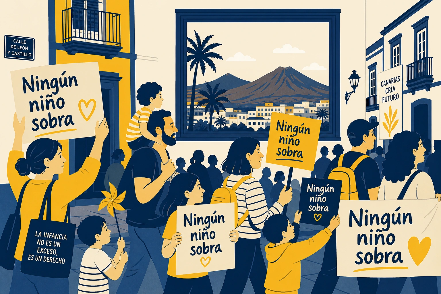 Canarias se levanta: ‘Ningún niño sobra, faltan recursos para la inclusión’