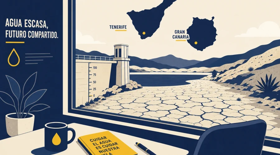 Canarias se seca: Tenerife y El Hierro perderán la mitad de su agua en 75 años por el calentamiento