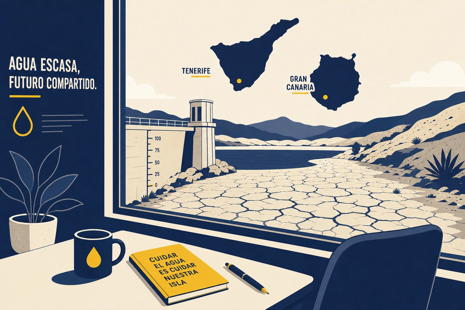 Canarias se seca: Tenerife y El Hierro perderán la mitad de su agua en 75 años por el calentamiento