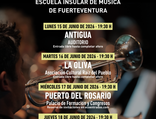 Conciertos final de curso – Escuela Insular de Música de Fuerteventura