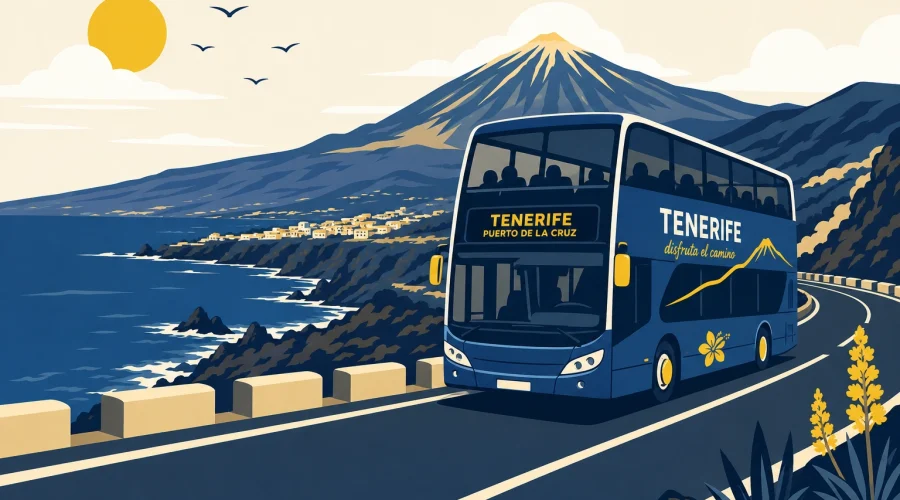Dos millones de plazas extra al año: las guaguas de dos pisos de Titsa arrancan en Tenerife