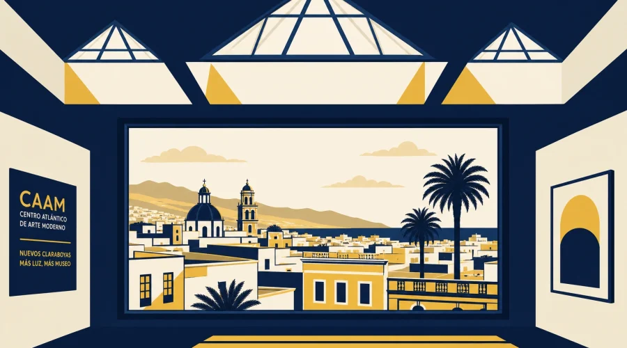 El CAAM resurge con nueva cubierta y dos antológicas que encienden la escena artística de las islas