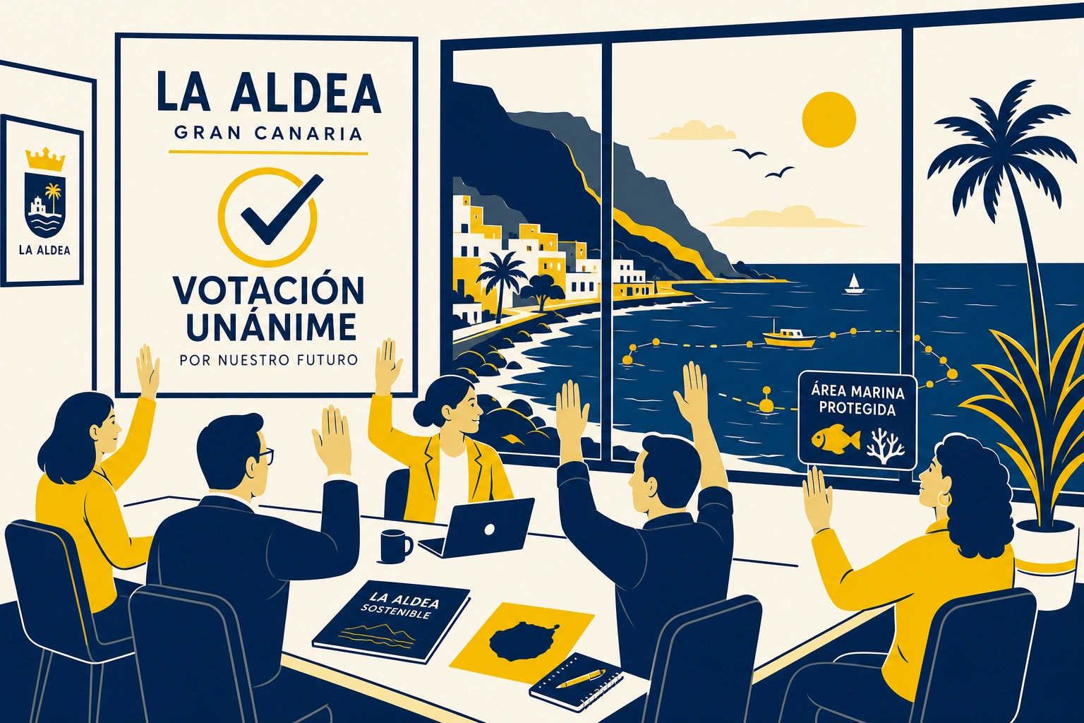 El Cabildo de Gran Canaria frena el plan de jaulas marinas en La Aldea por sus riesgos ambientales