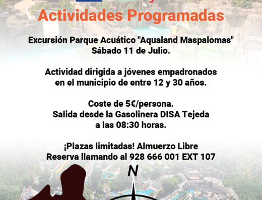 Excursión Parque Acuático «Aqualand Maspalomas» 2026