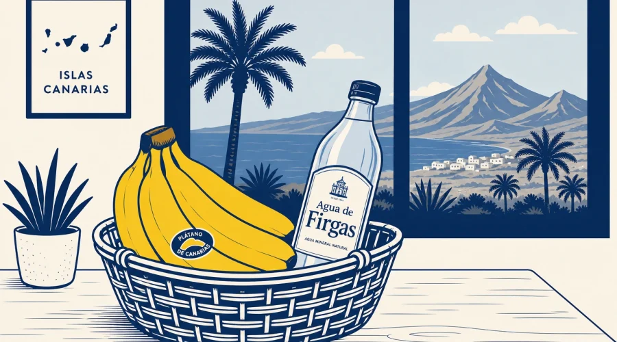 Las marcas canarias que seducen a España: Plátano y Agua Firgas