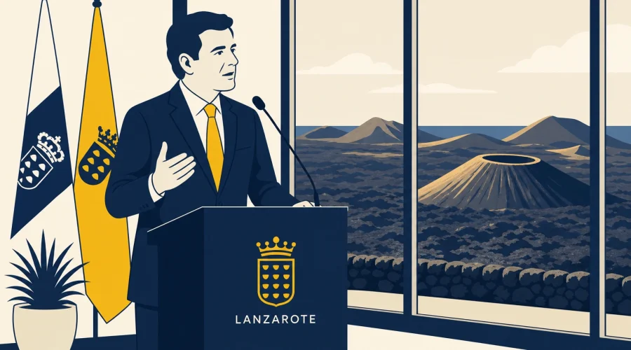 Moratoria de camas turísticas y límites al alquiler: las armas de Caraballo para el Cabildo de Lanzarote en 2027