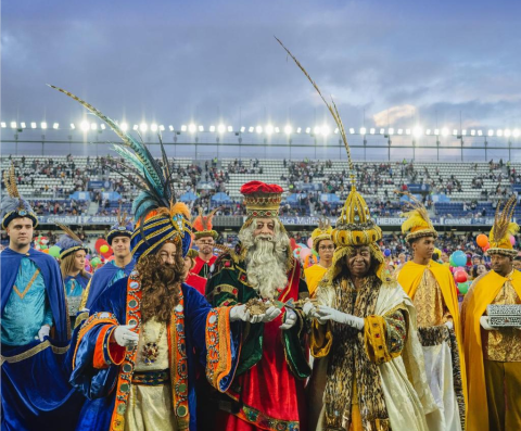 Recibimiento de SS.MM Los Reyes Magos de Oriente