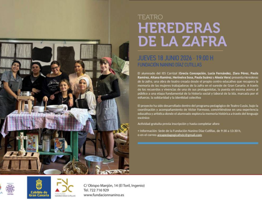 Teatro “herederas De La Zafra” — Cartel Oficial