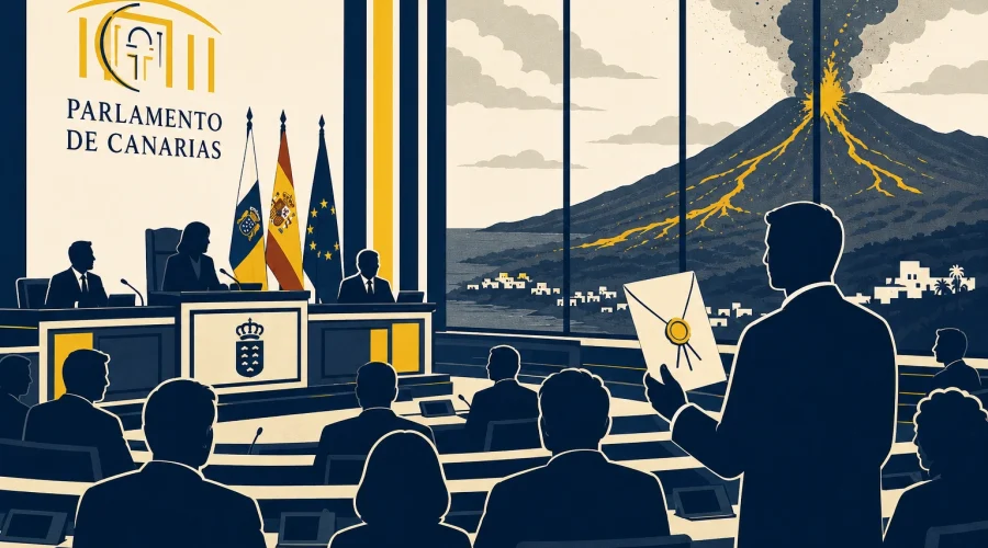 Transparencia bajo lava: el Parlamento canario rechaza publicar quién recibe las ayudas