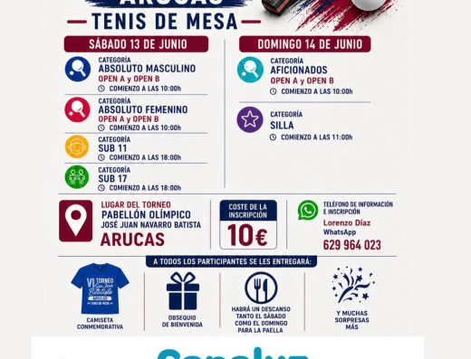 Vi Torneo de Tenis de Mesa San Juan Bautista de Arucas
