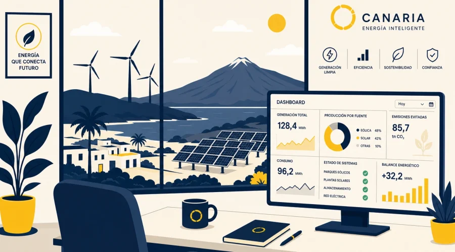 Canarias certifica 85 MW renovables y 313 proyectos verdes, completando todas las metas energéticas europeas