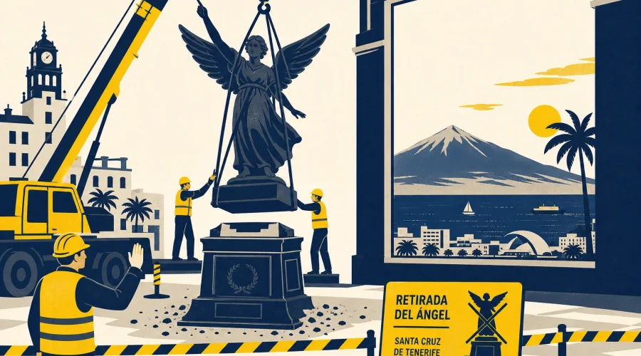 El informe canario del 21 de mayo allana la retirada del monumento a Franco en Santa Cruz