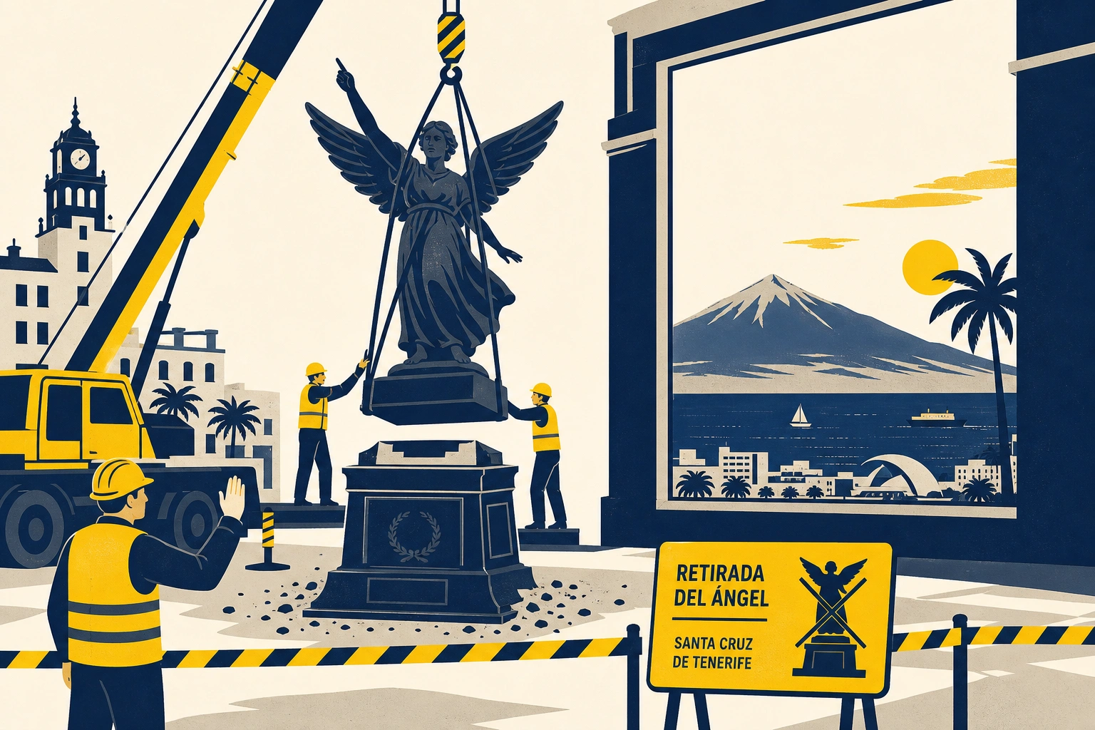 El informe canario del 21 de mayo allana la retirada del monumento a Franco en Santa Cruz
