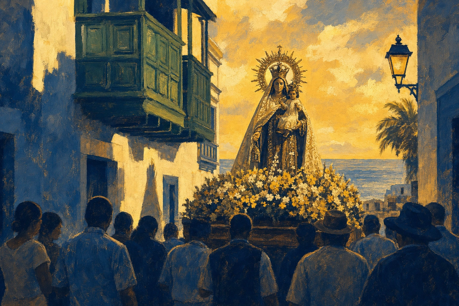 El pregón de Lorenzo Lemaur exalta la historia marinera de Valterra y abre las Fiestas del Carmen de Arrecife