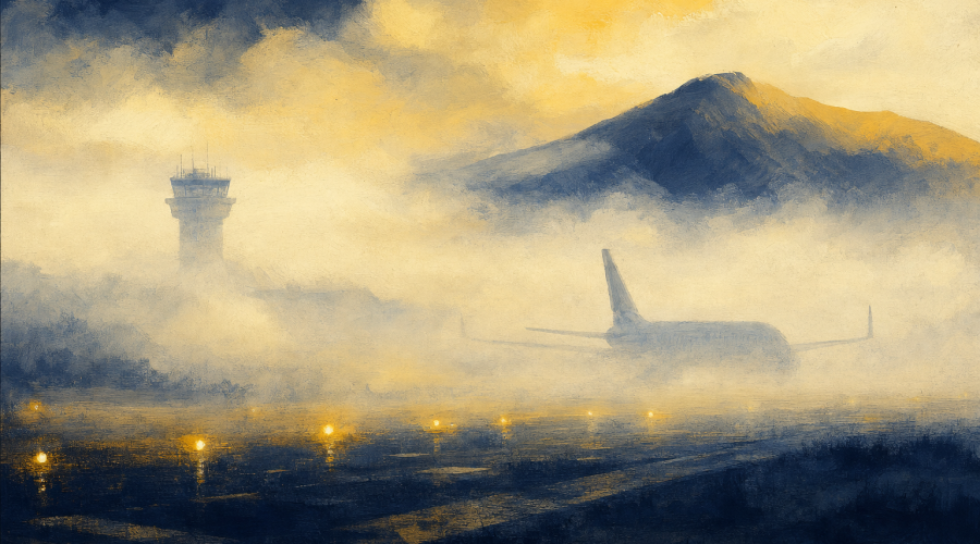 ENAIRE advierte de posibles retrasos en el aeropuerto de Tenerife Norte por baja visibilidad este domingo