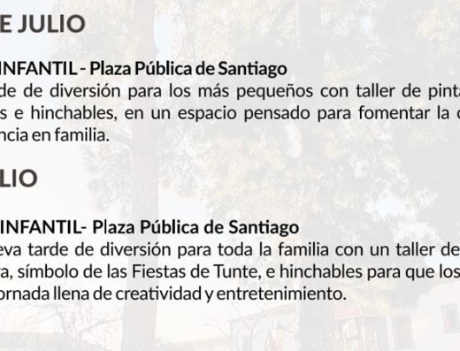 TARDE INFANTIL – Plaza de Santiago