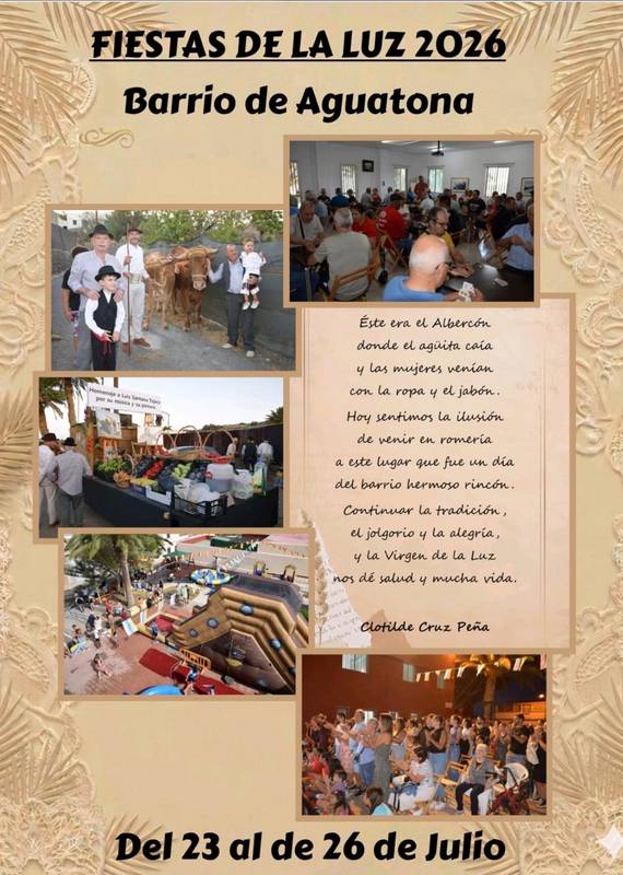 Fiestas de la Luz – barrio de Aguatona — Ingenio
