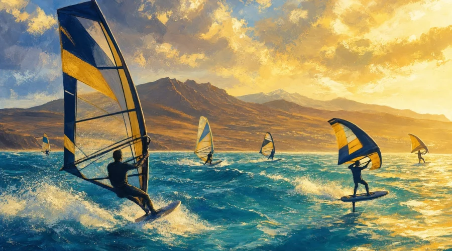 Fuerteventura decide siete títulos mundiales de windsurf y wingfoil