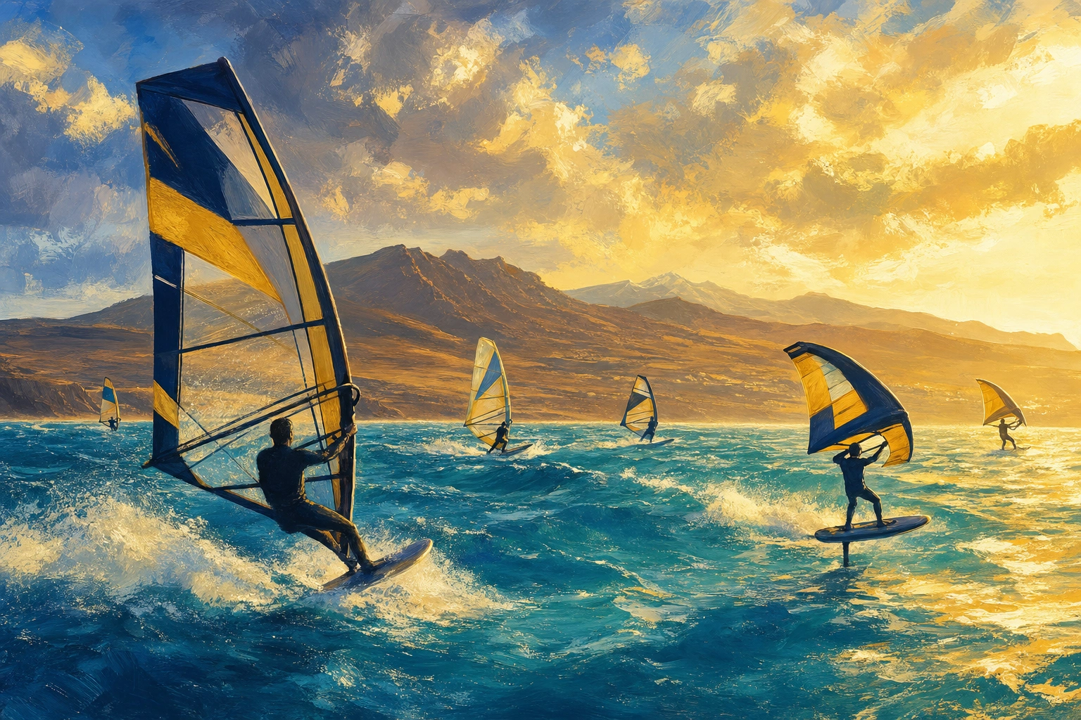 Fuerteventura decide siete títulos mundiales de windsurf y wingfoil