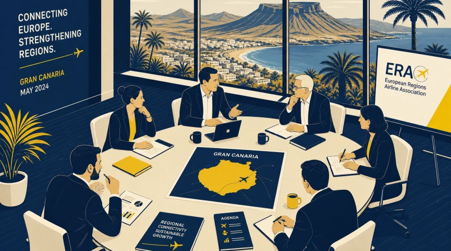La aviación regional europea reivindica en Gran Canaria su papel esencial para las islas