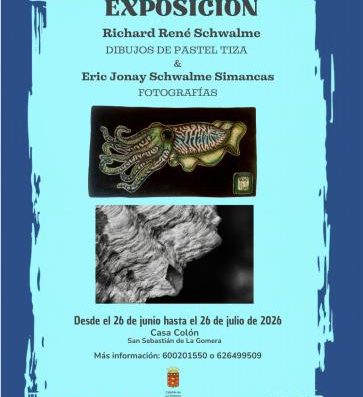 Muestra de pinturas de Richard René Schwalme y Eric Jonay Schwalme Simancas