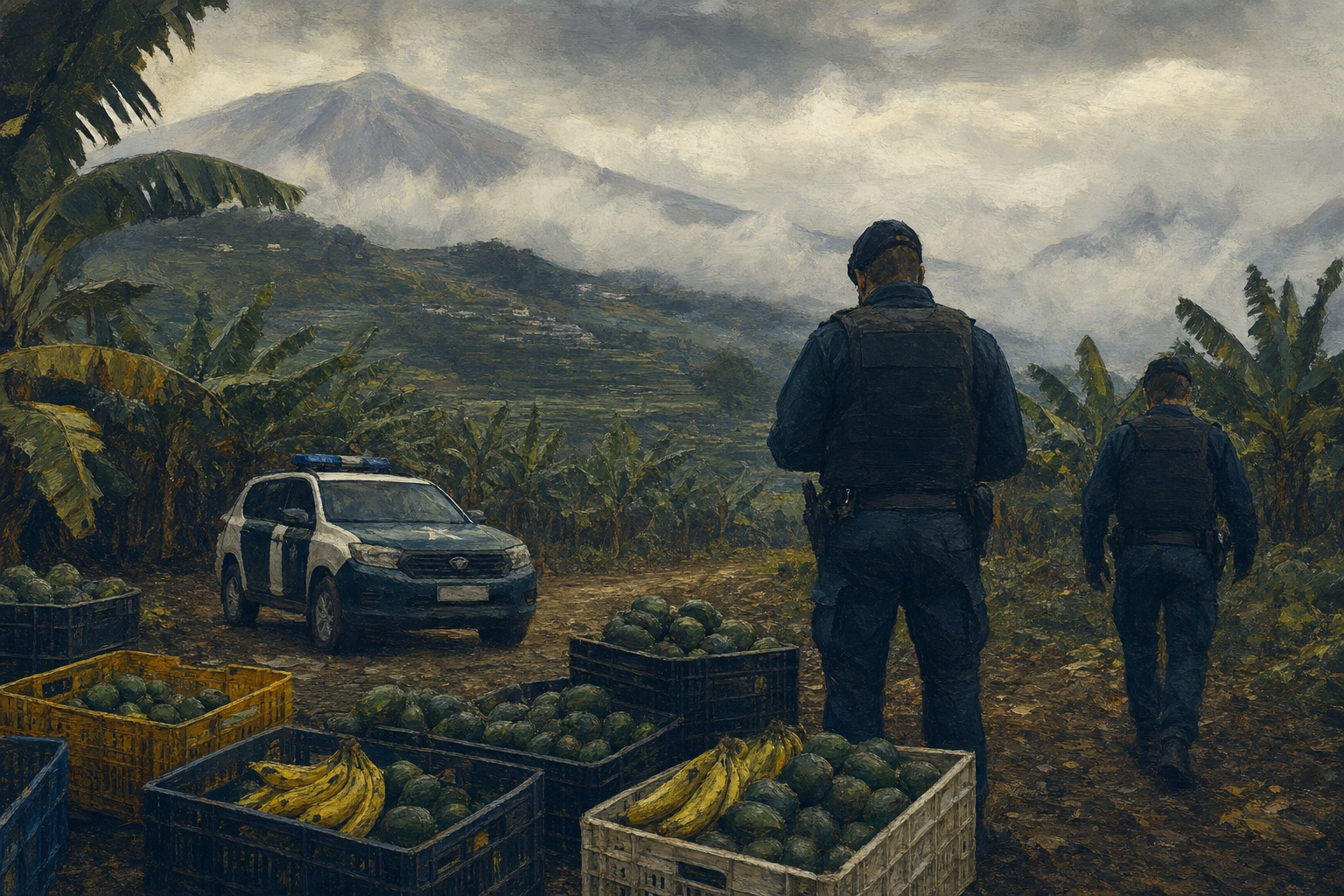 Roban 1.230 kilos de aguacates y plátanos en el norte de Tenerife; siete investigados y multas de hasta 3 millones