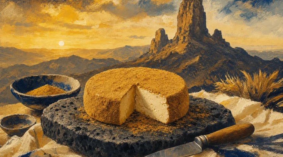 Un semicurado de cabra majorera untado con gofio, elaborado en Gran Canaria, se alza como el Mejor Queso de Canarias 2026