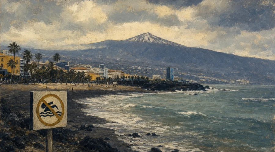 Un vertido microbiológico desaconsejó el baño en Playa Jardín durante San Juan sin que el Ayuntamiento cerrara la playa