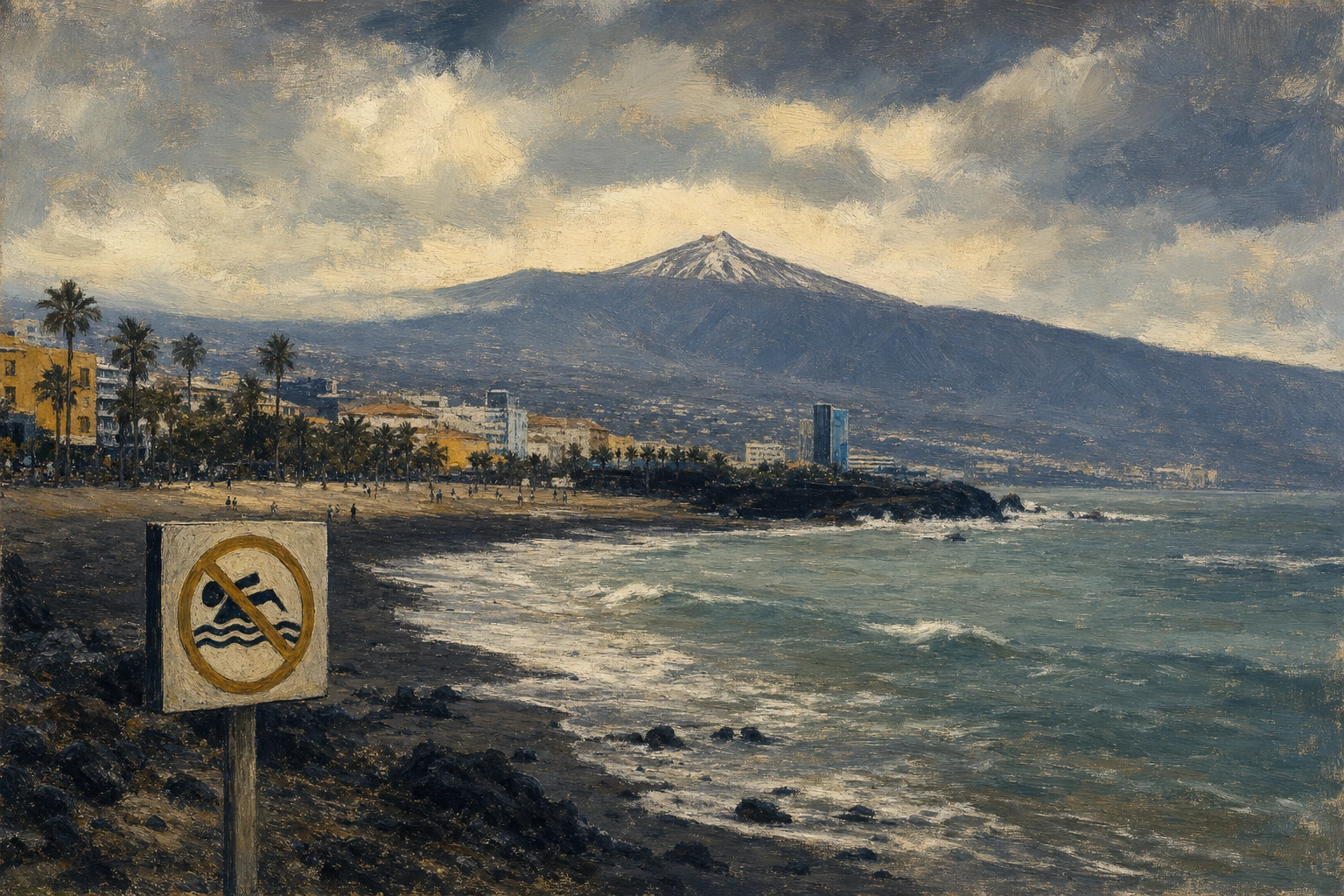 Un vertido microbiológico desaconsejó el baño en Playa Jardín durante San Juan sin que el Ayuntamiento cerrara la playa
