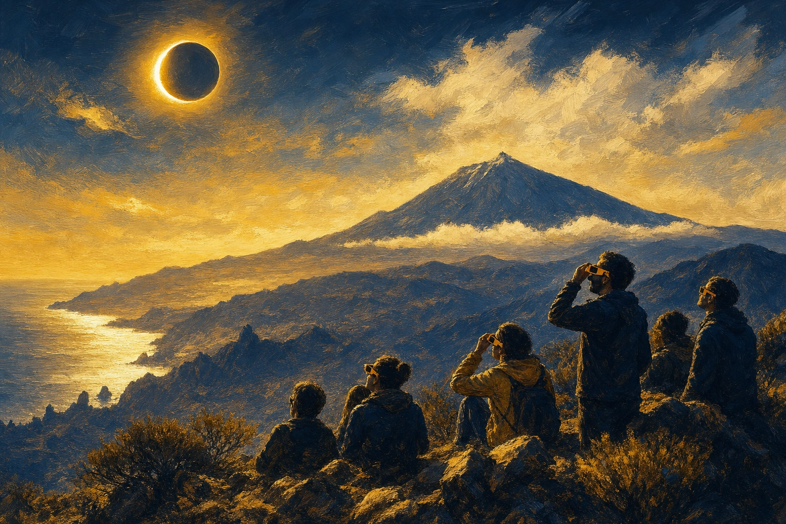 Canarias prepara ocho atalayas cósmicas para el eclipse solar parcial del 12 de agosto