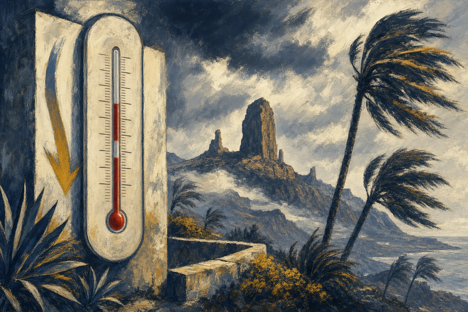 El mercurio cede en Canarias: las máximas bajan a 34 grados tras cinco días de horno