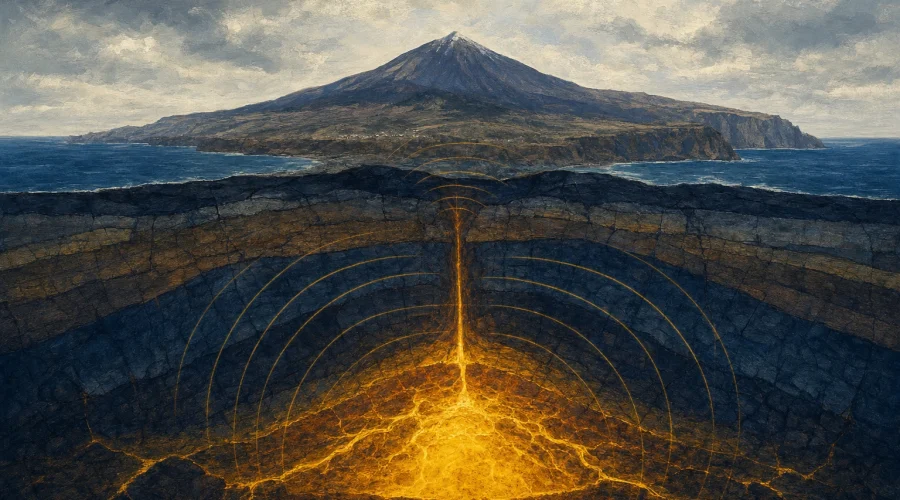 Localizan bajo Tenerife occidental una gran acumulación de magma vinculada a la sismicidad anómala