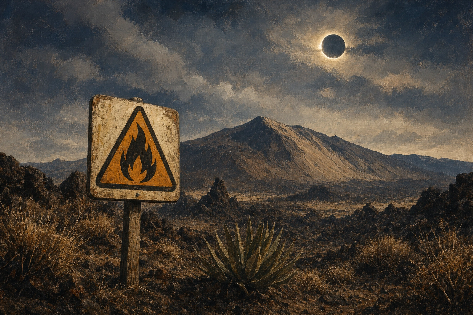 Riesgo elevado de incendios en puntos de Canarias durante el eclipse total de sol