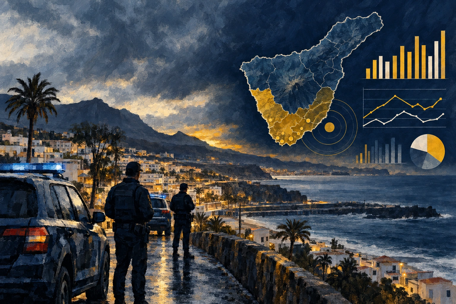Arona dispara la criminalidad un 31% y lidera el alza en el sur de Tenerife