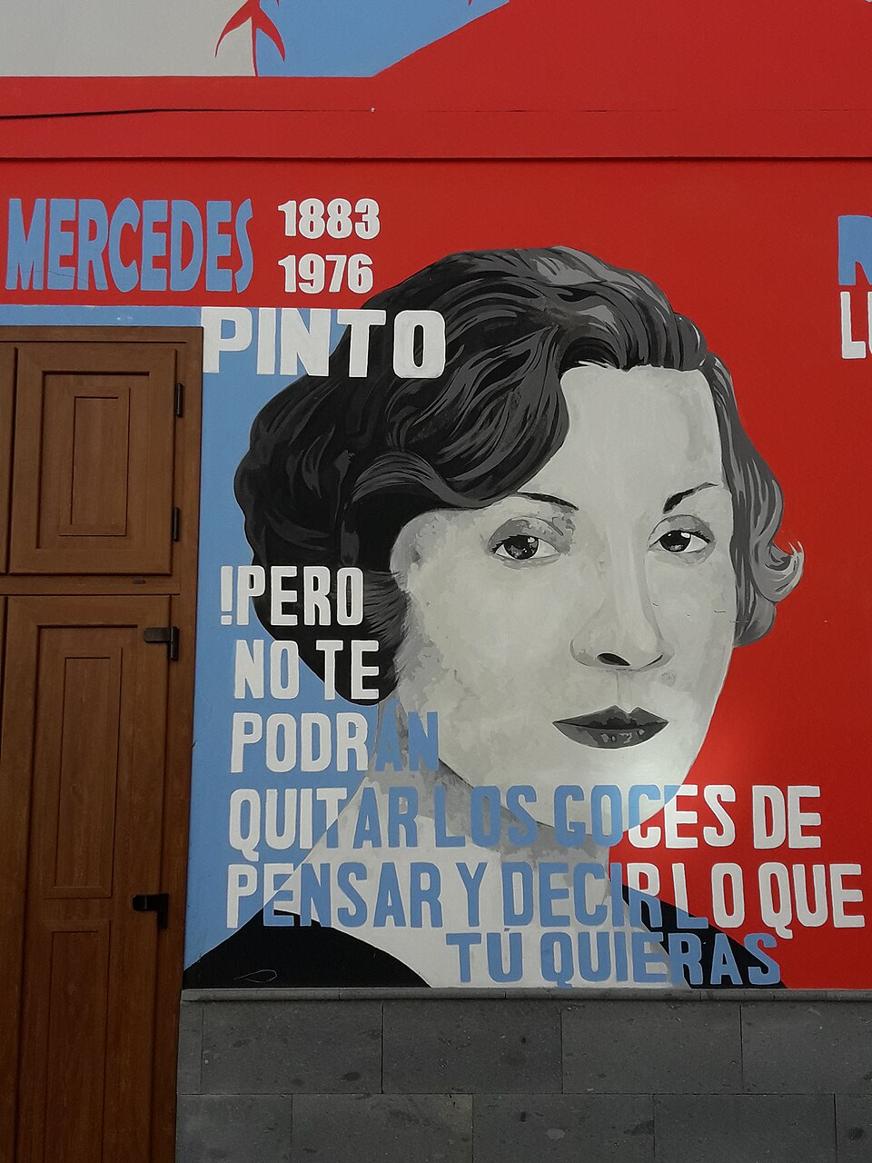 Retrato de Mercedes Pinto