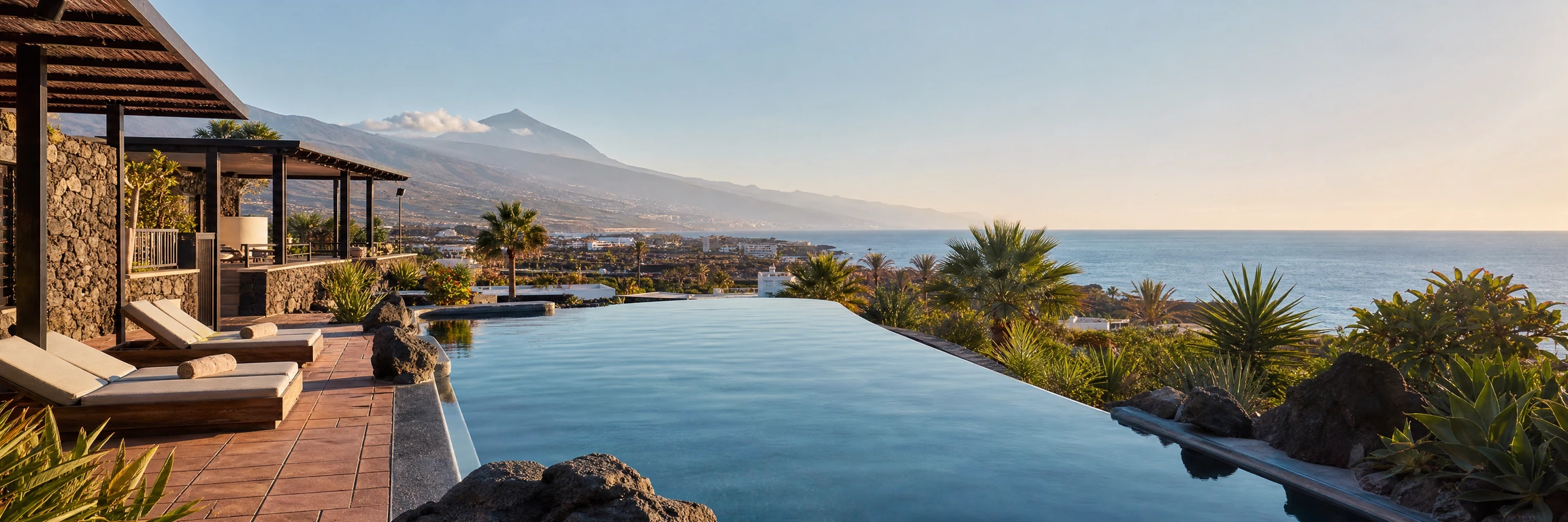 Hotel entre el paisaje de Tenerife