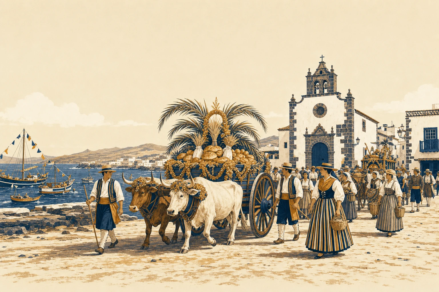Ilustración de Romería de San Roque en Garachico