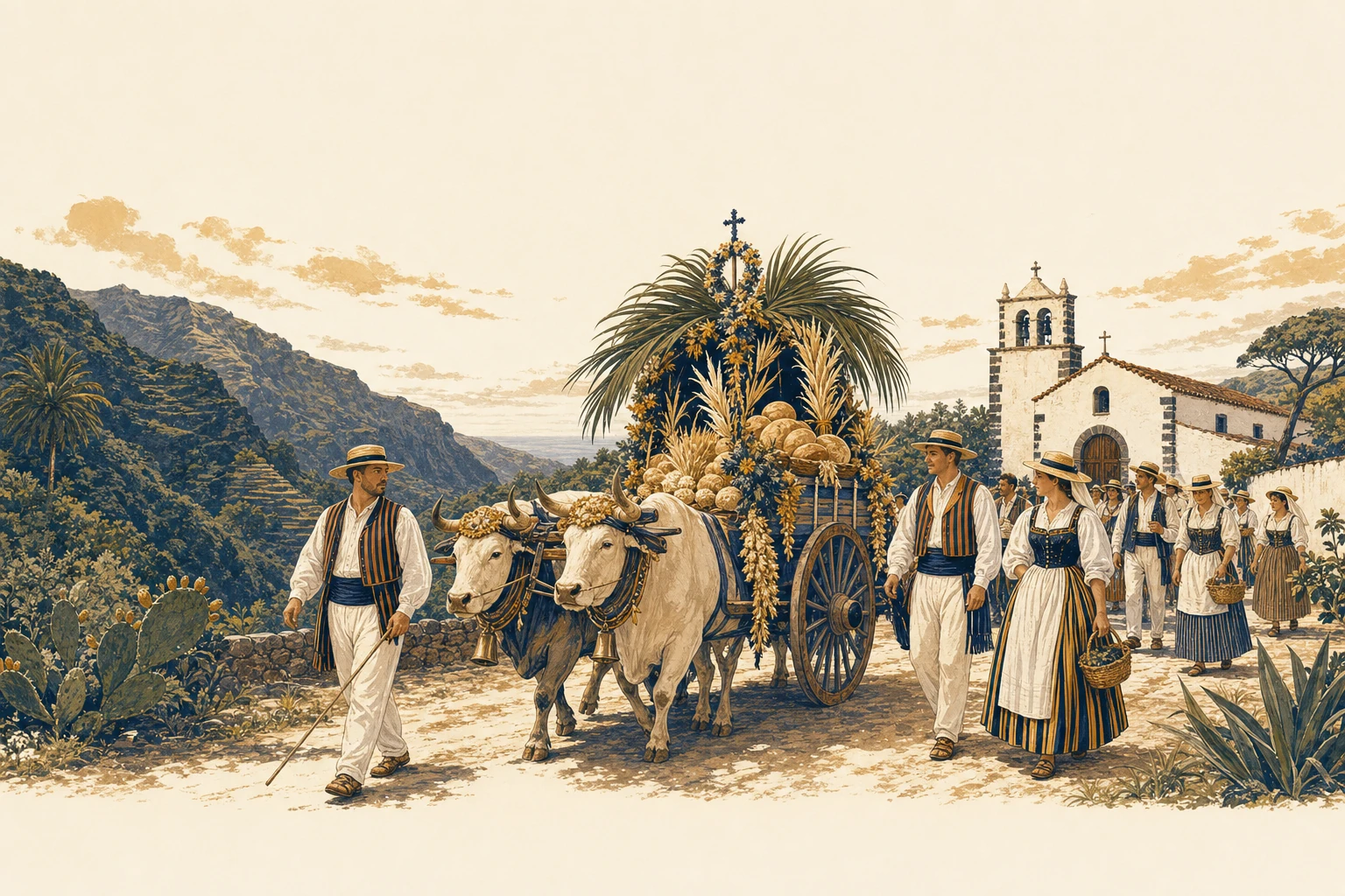 Ilustración de Hogueras de San Marcos de Agulo en Agulo