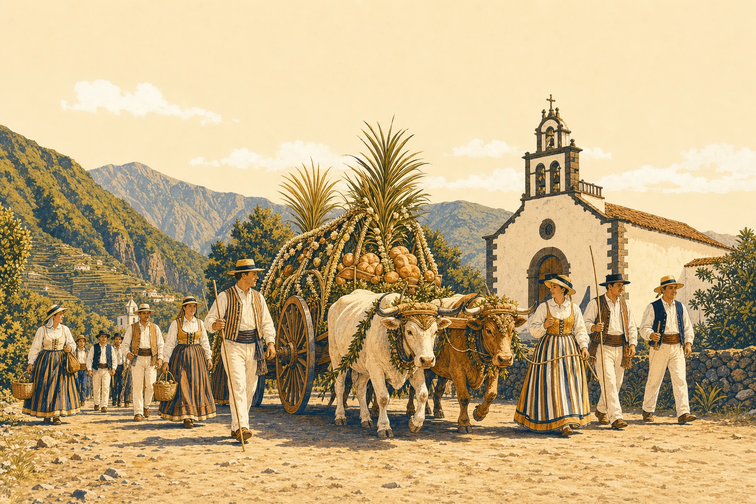 Ilustración de Romería de Barlovento en Barlovento