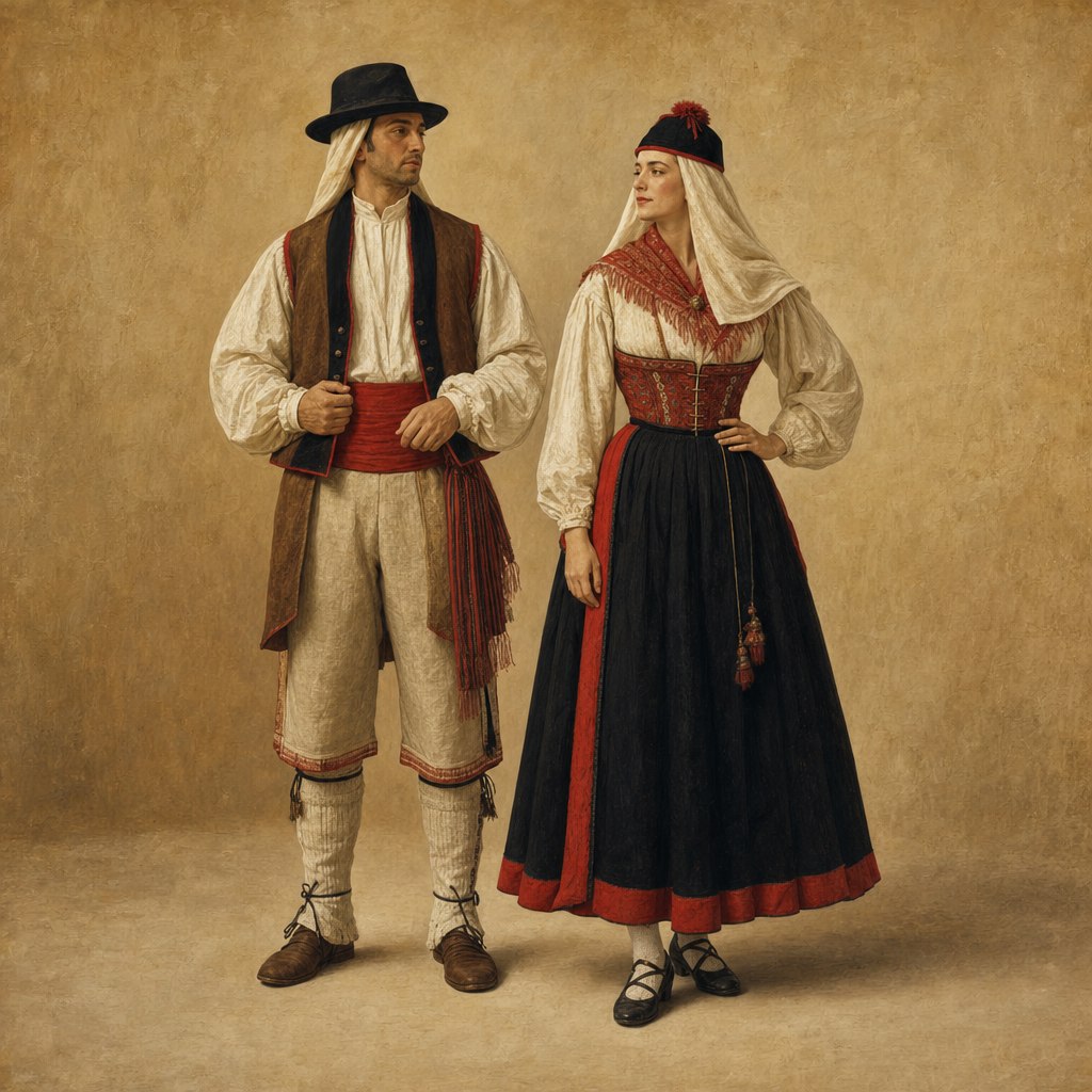 Traje típico de La Palma