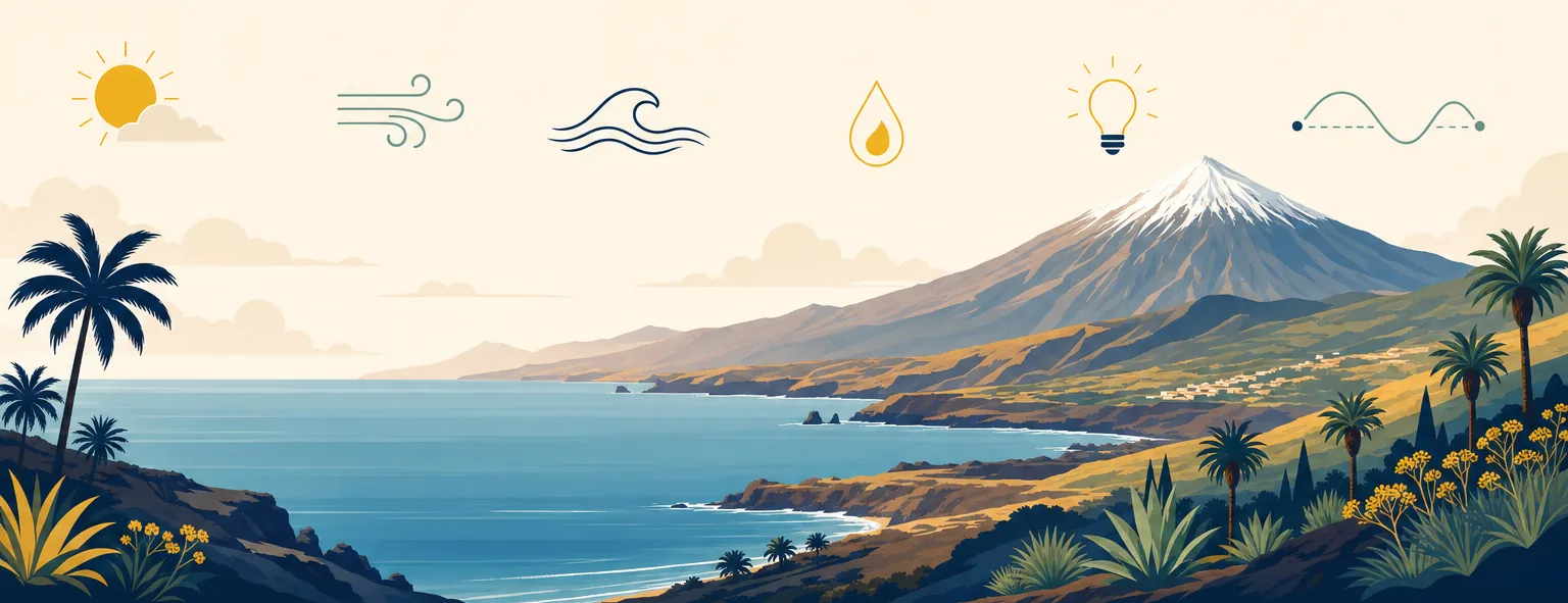 Datos en vivo de Canarias: tiempo, calima, gasolineras, mareas y más, isla por isla
