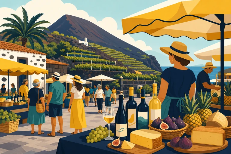 Mercadillo Municipal de La Frontera (ilustración)