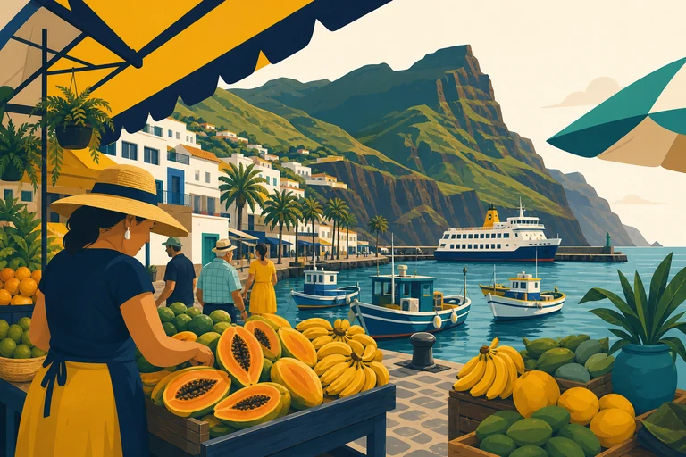 Mercado Municipal de San Sebastián de La Gomera (ilustración)